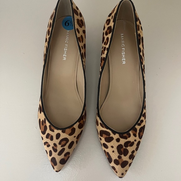 Marc Fisher Leopard Print Women's Heels | 6.5 | New - Picture 2 of 6